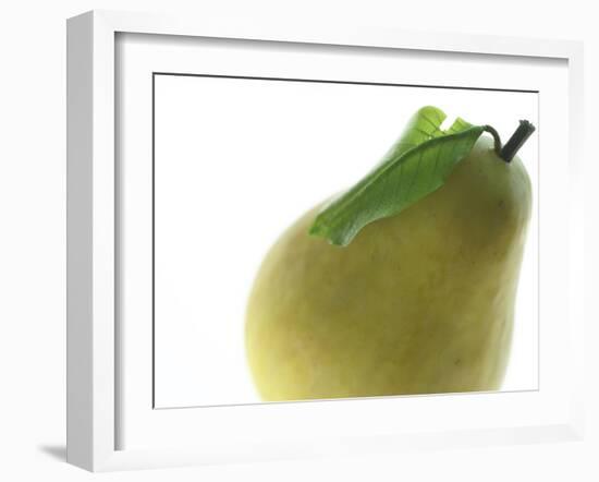 Yellow Pear-null-Framed Photographic Print