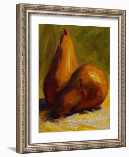 Yellow Pears-Pam Ingalls-Framed Giclee Print