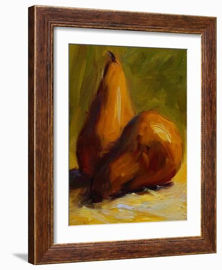Yellow Pears-Pam Ingalls-Framed Giclee Print