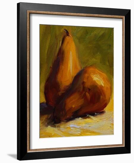 Yellow Pears-Pam Ingalls-Framed Giclee Print