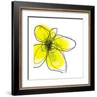 Yellow Petals 1-Jan Weiss-Framed Art Print
