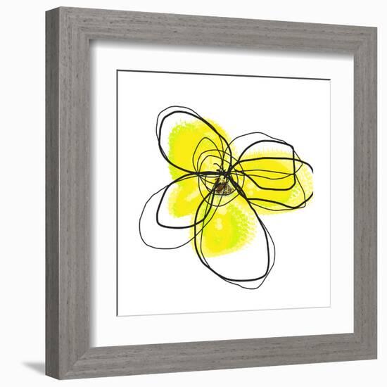 Yellow Petals 2-Jan Weiss-Framed Art Print