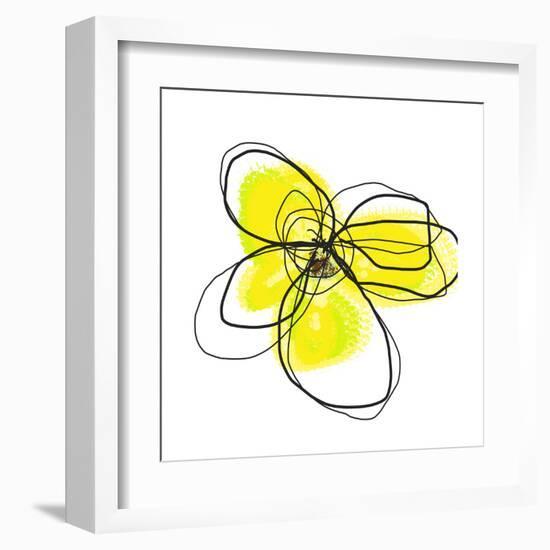 Yellow Petals 2-Jan Weiss-Framed Art Print