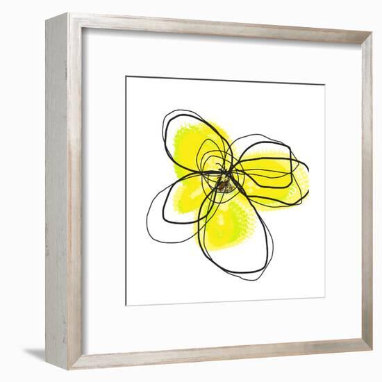 Yellow Petals 2-Jan Weiss-Framed Art Print
