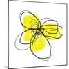 Yellow Petals 2-Jan Weiss-Mounted Art Print