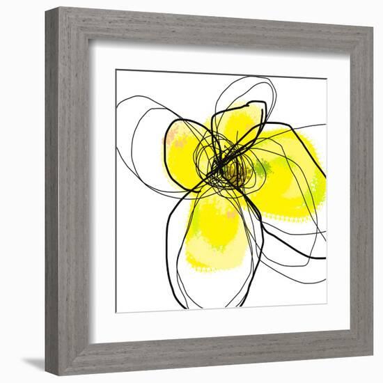 Yellow Petals 3-Jan Weiss-Framed Art Print