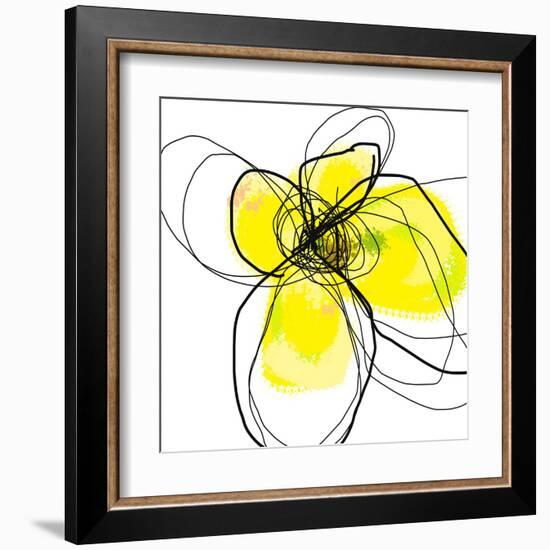 Yellow Petals 3-Jan Weiss-Framed Art Print