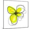 Yellow Petals 4-Jan Weiss-Mounted Art Print