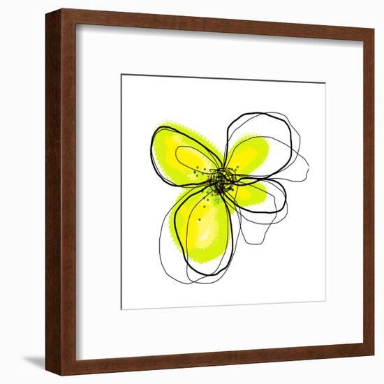 Yellow Petals 4-Jan Weiss-Framed Art Print