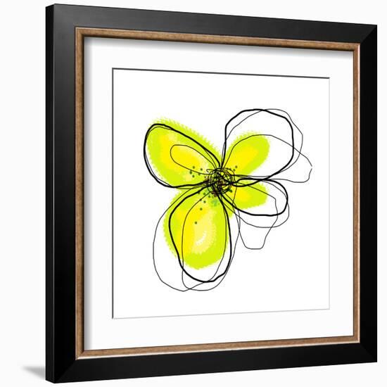 Yellow Petals 4-Jan Weiss-Framed Art Print