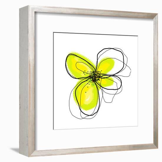 Yellow Petals 4-Jan Weiss-Framed Art Print