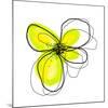 Yellow Petals 4-Jan Weiss-Mounted Art Print