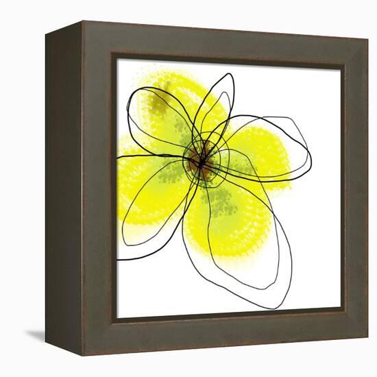 Yellow Petals Four-Jan Weiss-Framed Stretched Canvas