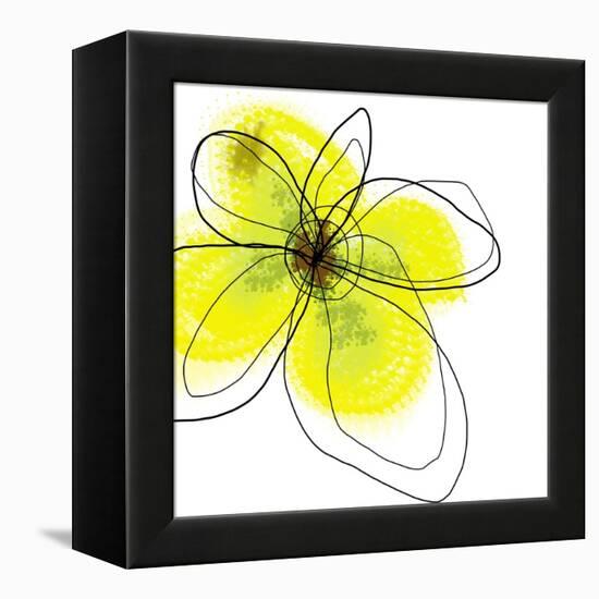 Yellow Petals Four-Jan Weiss-Framed Stretched Canvas