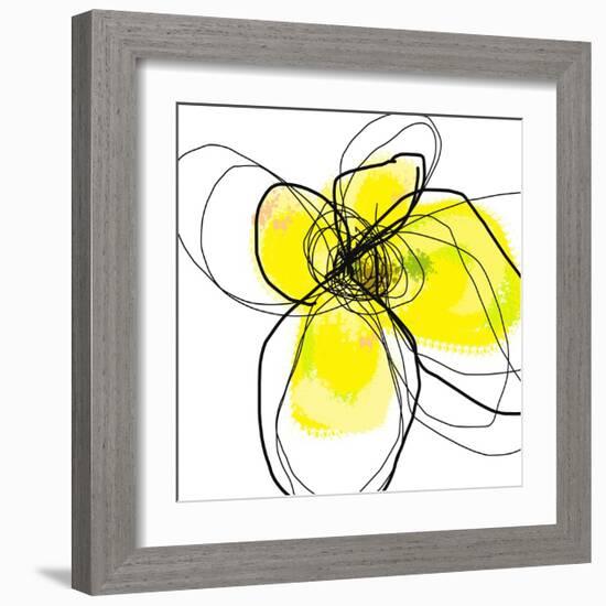 Yellow Petals Three-Jan Weiss-Framed Art Print