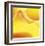 Yellow Pink Rose Abstract No 19-Shams Rasheed-Framed Giclee Print