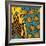 Yellow Pinwheels Made of Moths-Belen Mena-Framed Giclee Print