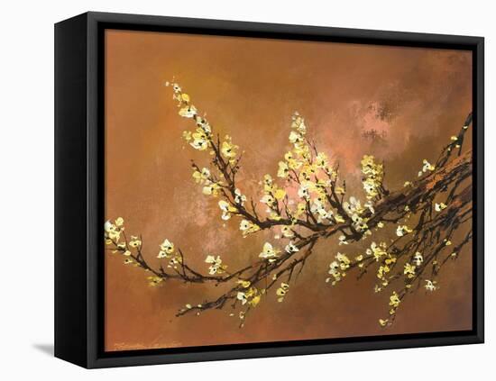 Yellow Plum Blossom 2-Thomas Leung-Framed Premier Image Canvas