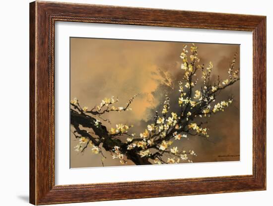 Yellow Plum Blossom-Thomas Leung-Framed Giclee Print