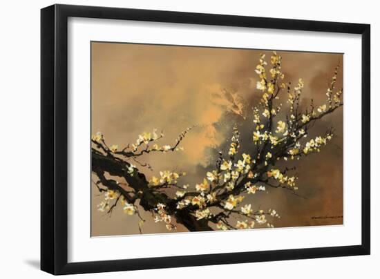 Yellow Plum Blossom-Thomas Leung-Framed Giclee Print