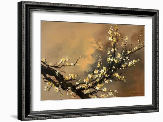 Yellow Plum Blossom-Thomas Leung-Framed Giclee Print