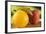 Yellow Plum with Leaves and Red Plum-Foodcollection-Framed Photographic Print