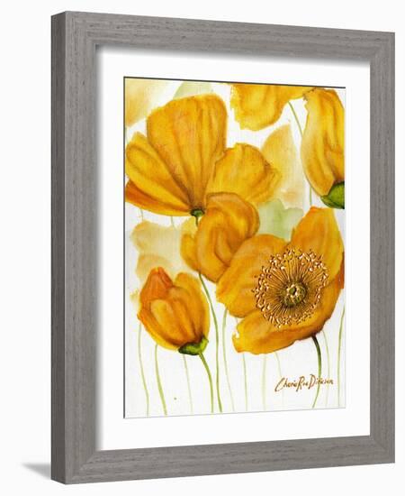 Yellow Poppies-Cherie Roe Dirksen-Framed Giclee Print