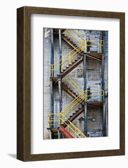 Yellow Railings-David Winston-Framed Giclee Print