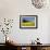 Yellow Rape Fields, Canola Fields, Wiltshire, England Against a Blue Sky-David Clapp-Framed Photographic Print displayed on a wall