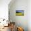 Yellow Rape Fields, Canola Fields, Wiltshire, England Against a Blue Sky-David Clapp-Mounted Photographic Print displayed on a wall