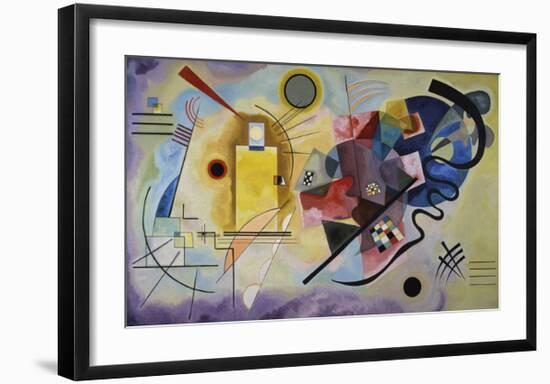 Yellow, Red, and Blue, 1925-Wassily Kandinsky-Framed Art Print