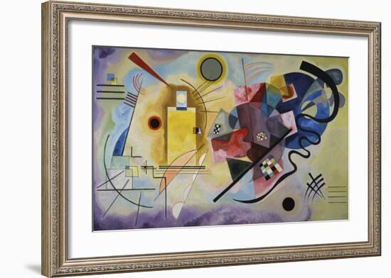 Yellow, Red, and Blue, 1925-Wassily Kandinsky-Framed Art Print