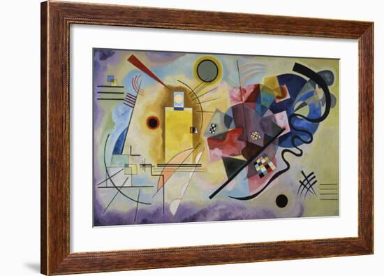 Yellow, Red, and Blue, 1925-Wassily Kandinsky-Framed Art Print