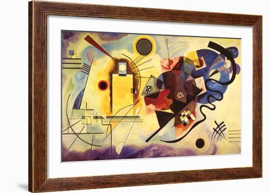 Yellow, Red and Blue, c.1925-Wassily Kandinsky-Framed Art Print