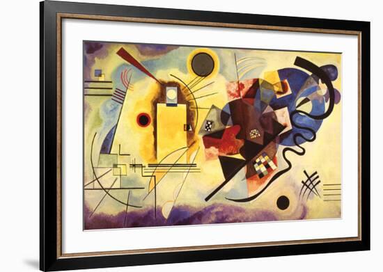 Yellow, Red and Blue, c.1925-Wassily Kandinsky-Framed Art Print