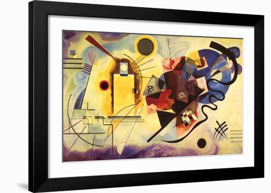 Yellow, Red and Blue, c.1925-Wassily Kandinsky-Framed Art Print