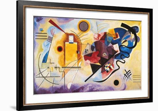 Yellow, Red and Blue, c.1925-Wassily Kandinsky-Framed Art Print