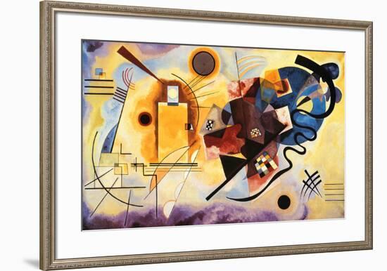 Yellow, Red and Blue, c.1925-Wassily Kandinsky-Framed Art Print