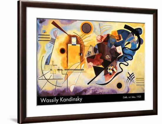 Yellow, Red and Blue, c.1925-Wassily Kandinsky-Framed Art Print