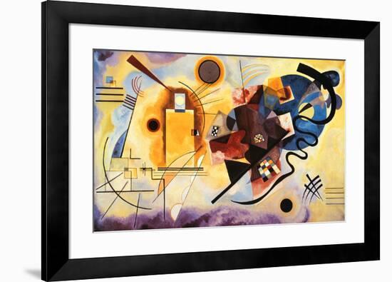 Yellow, Red and Blue, c.1925-Wassily Kandinsky-Framed Art Print