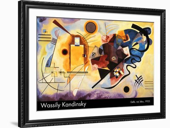 Yellow, Red and Blue, c.1925-Wassily Kandinsky-Framed Art Print