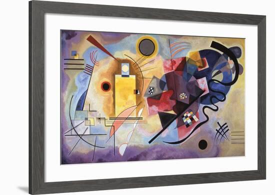 Yellow, Red and Blue, c.1925-Wassily Kandinsky-Framed Art Print