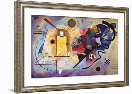 Yellow, Red and Blue, c.1925-Wassily Kandinsky-Framed Art Print