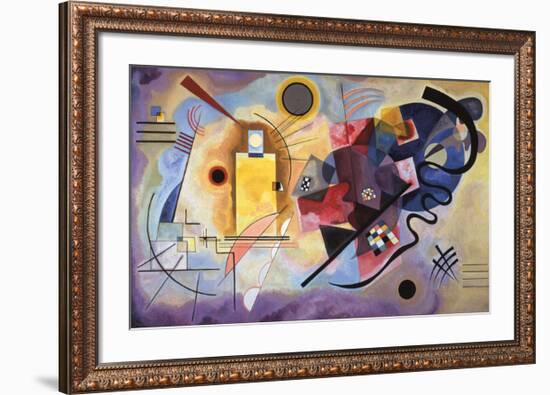 Yellow, Red and Blue, c.1925-Wassily Kandinsky-Framed Art Print