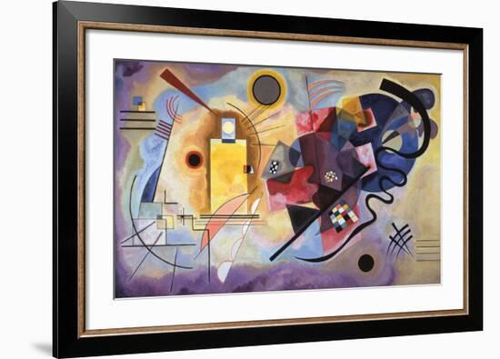 Yellow, Red and Blue, c.1925-Wassily Kandinsky-Framed Art Print