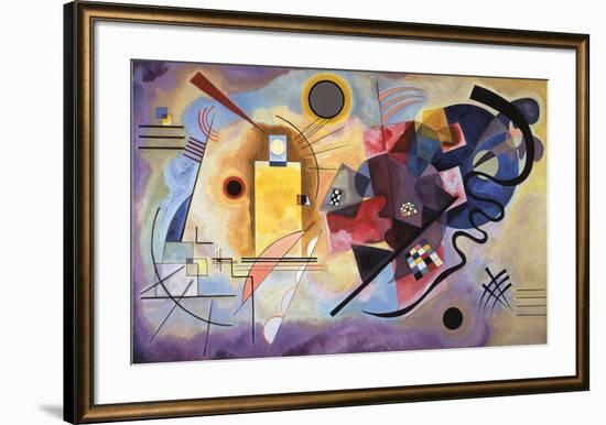 Yellow, Red and Blue, c.1925-Wassily Kandinsky-Framed Art Print