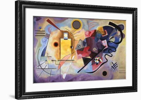 Yellow, Red and Blue, c.1925-Wassily Kandinsky-Framed Art Print