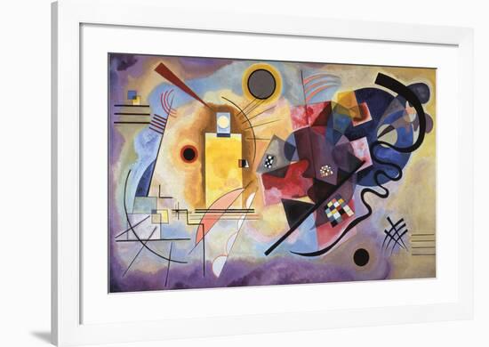 Yellow, Red and Blue, c.1925-Wassily Kandinsky-Framed Art Print