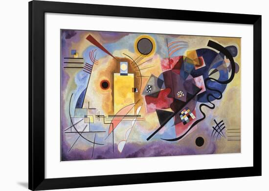 Yellow, Red and Blue, c.1925-Wassily Kandinsky-Framed Art Print