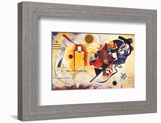 Yellow, Red and Blue, c.1925-Wassily Kandinsky-Framed Art Print